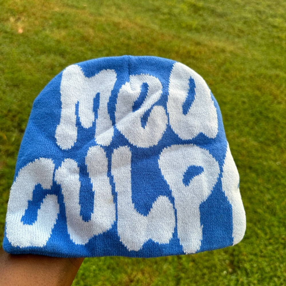 Blue and White Boys, woman and men Beanie